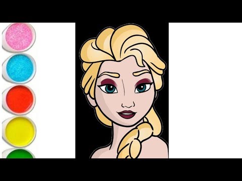 Elsa Anna Drawing Tutorial for Kids 🎨 Frozen Drawing