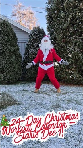 This Santa Works Out EVERY DAY 🎅🔥 24 Days Christmas Challenge