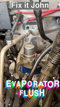 ￼Cleanest Way to Flush an Evaporator! #fixitjohn #diy #diyrepair