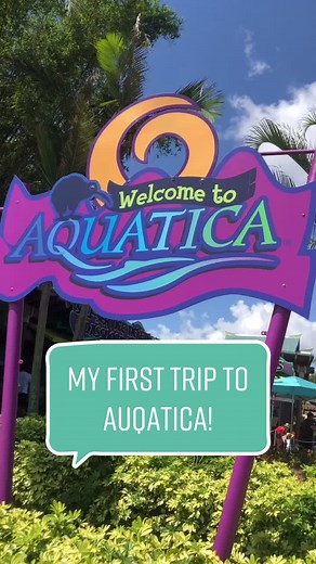 Come with me to my first trip to aquatica! We rented a private cabana & ate a ton with all day dining! #aqautica #seaworld #orlando #orlandofoodie