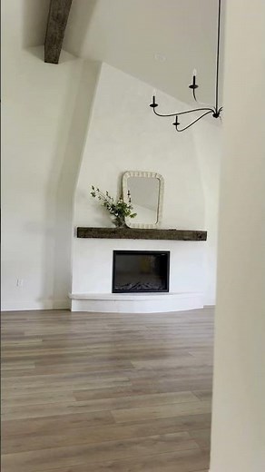 Plaster Fireplace Wall Transformation | Modern Ember Highmark Traditional