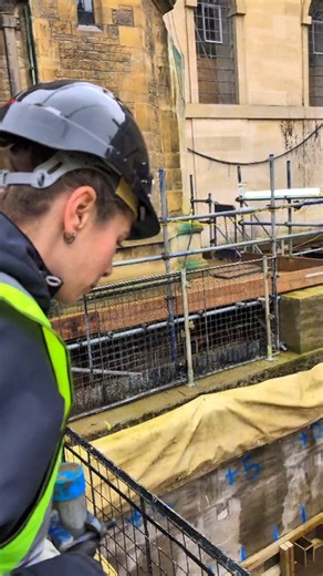 1.2K views · 43 reactions | Ever wondered what a library looks like before the books? Not the best weather for a site tour... but we're excited to see how the work on our new library is progressing 摒 #hertfordcollege #library #construction #sitetour #oxford #oxforduniversity | Hertford College | Facebook
