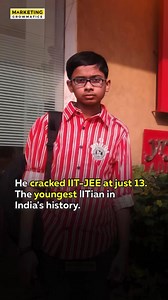 Born in a farmer’s family in Bihar, Satyam Kumar refused to let circumstances decide his future.At 12, he moved to Kota—not to play, but to prepare.At 13, he cracked IIT-JEE with AIR 670… becoming India’s youngest IITian ever.From IIT Kanpur → Apple intern → PhD in Machine Learning in the US…His journey proves: background doesn’t limit you, belief does.👉 Save for motivation👉 Share with every IIT aspirant➡️ Follow @marketing.growmatics#IITJEE #IITians #SuccessStory #IndianTalent #Explorepage #M