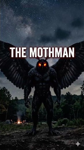 Cryptid Highlights: The Mothman #cryptid #mothman #shorts