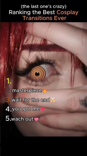 Ranking the Best Cosplay Transitions Ever #cosplay