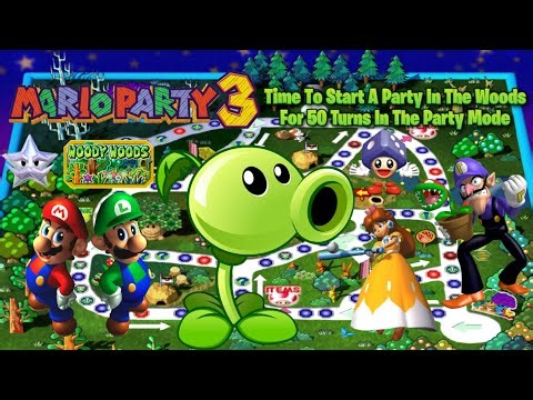 Mario Party 3 50 Turns Playthrough Part 5 Exploring Woody Woods with Yoshi N64!