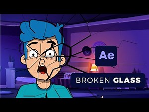 How to break and shatter glass with After Effects. Animation Tutorial