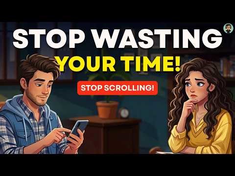 How to Stop Wasting Your Time? | English Learning Podcast