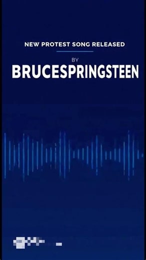 New Song by Bruce Springsteen Reflects on Minneapolis Events #breakingnews #shorts