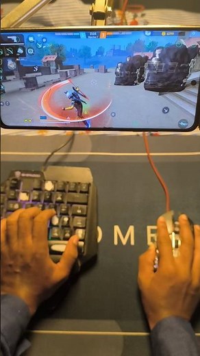 How to play free fire with keyboard mouse in mobile | ⌨️ 🖱📱 full setup without app no activation