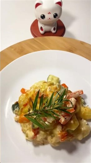 Creamy Vegetable Gnocchi Bake | Easy & Delicious Food #gnocchi #vegetables #keytocooking