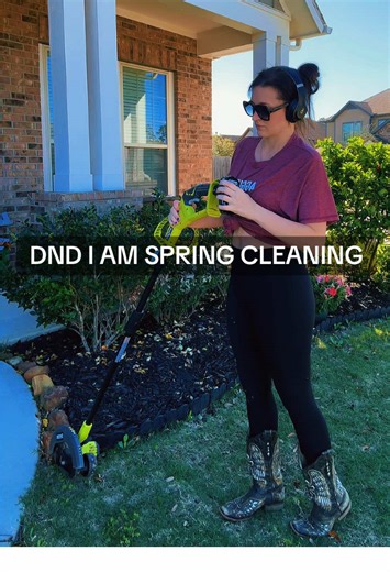 ran out of trimmer string again #springcleaning #spring #yardwork #mansworld #therapysessions