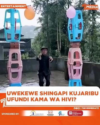 Stool Jumping Tricks and Balance Skills