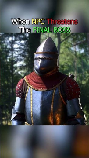 When NPC THREATENS The FINAL BOSS