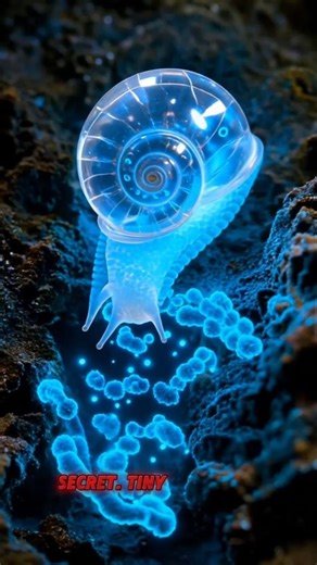 This Glowing Snail Uses Light to Trap Its Prey #shorts