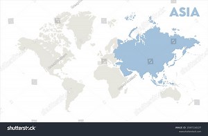 Economic Map Asia World-03 Map Asia Stock Vector (Royalty Free) 2597116127 | Shutterstock