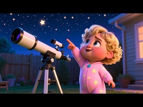 Baby Telescope Night Watch 🔭🌙 | Kids Story for Toddlers | Night Sky Adventure