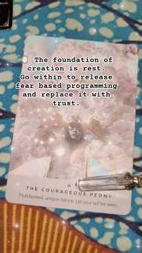release the fear based programming cause it's time to create