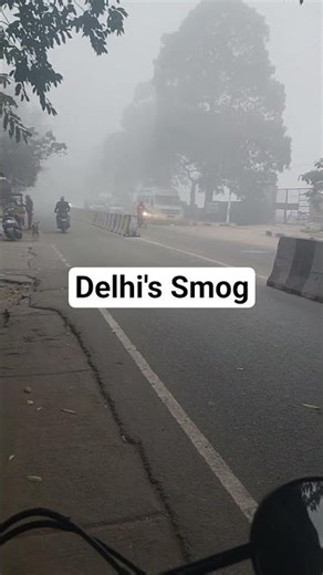 Delhi's Intense Smog: A Warning for the World #smog #shortsfeed