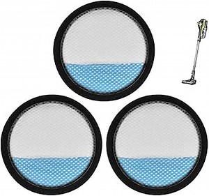 18V ONE + Washable Filter for Ryobi 18V Cordless Stick Vacuum PCL720, PBLSV716, PBLSV717 Replacement Parts, Compare to Part A32SV720N, 3 Pack
