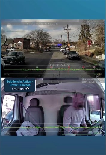 No stop at all | Smart Camera Footage | GPS Insight