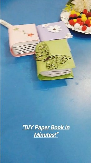 “DIY Mini Paper Book | Easy Paper Craft Tutorial for Beginners”