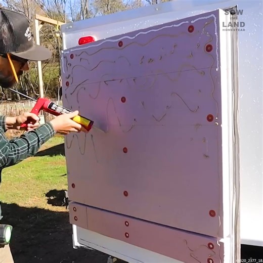 215K views · 1.8K reactions | I Turned This Enclosed TRAILER Into a Portable FRIDGE #TrailerRemodel #Trailers #PortableFridge #DIYProjects | Sow the Land | Facebook