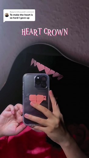 DIY Heart Crown Name Tag Tutorial