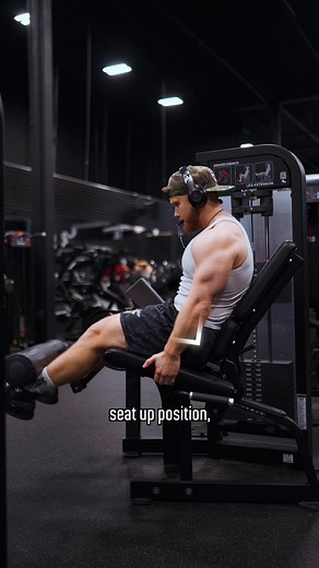 A better way to do leg extensions | leg curl