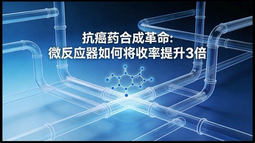 抗癌药合成革命：微反应器如何将收率提升3倍