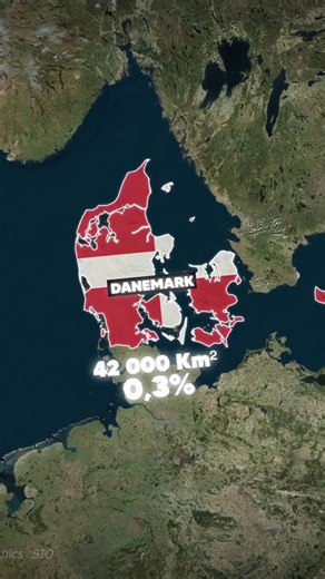 Mais comment le Denmark est le 12e plus grand pays au monde ? #geographie | Mondegeographie