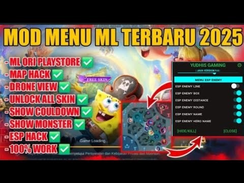 CHEAT MOBILE LEGENDS TERBARU 2026 ANTI BANNED || MOD MENU UNLOCK ALL SKIN MOBILE LEGENDS