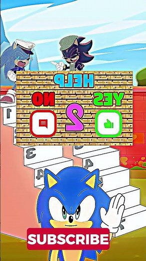 Sonic vs. Shadow: The Great Stair Race! 🏃‍♂️ | Sonic Animation
