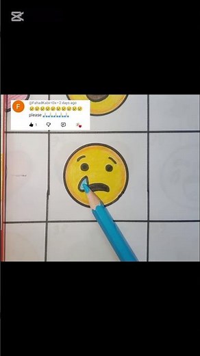 ​😢 How to Draw the Crying Face Emoji Step by Step | Sad Face Drawing TutorialEasy EmojiArt#doodleart