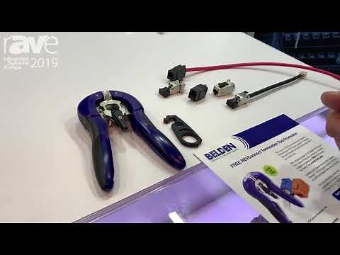 ISE 2019: Belden Showcases the RVUTT01 REVConnect Termination Tool for Reliable Cable Termination