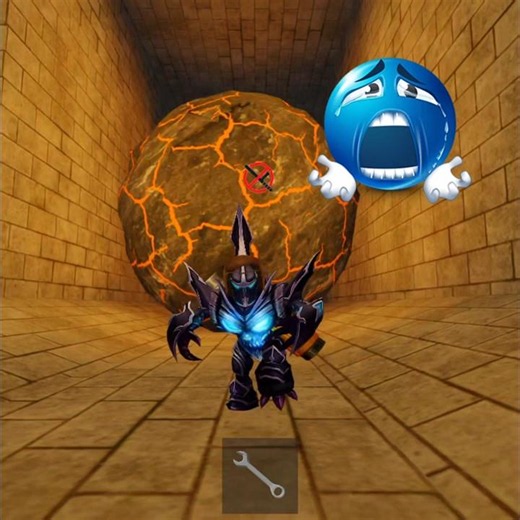 😱 Roblox Giant Lava Ball Is CHASING ME! 💀🔥 #shorts