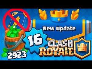 NEW Clash Royale UPDATE | Level 16, Crystals & Trophy Road Rework | 3 Minute Complete Breakdown