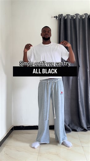 Effortless All Black Outfit for Men
