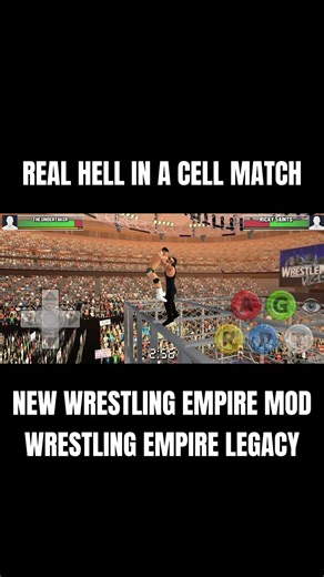REAL HELL IN A CELL MATCH! NEW WRESTLING EMPIRE MOD (WRESTLING EMPIRE LEGACY) DOWNLOAD 👇 #wwe