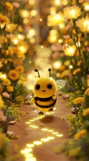 Buzzy the Brave Baby Bee 🐝 | Cute 3D Cartoon Story for Kids