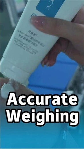 Worried about underfilled cleanser? Dynamic weighing for accurate detection#DynamicWeighing
