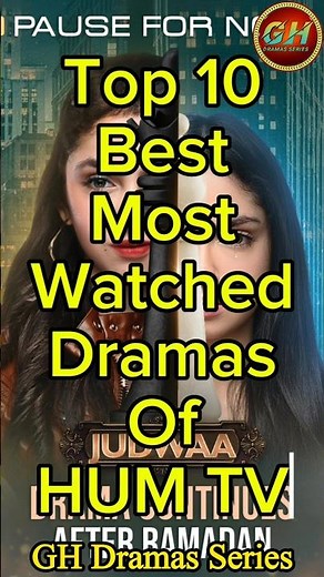 Top 10 Best Most Watched Dramas Of HUM TV | Top 10 Best Dramas Of HUM TV | GH Dramas Series