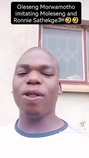 Oleseng Morwamotho imitating Moleseng and Ronnie Sathekge💯🤣🤣🇿🇦 | Limpopo music lyrics