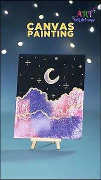 Canvas Painting Tutorial | Easy DIY Acrylic Art for Beginners