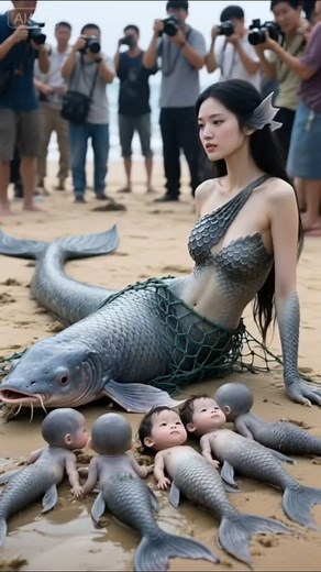 Mermaid Mother Scared Away by a Crowd! 🧜‍♀️😱 Watch what happens when a curious crowd scares the mermaid mother! 🧜‍♀️✨ Experience the magic, mystery, and wonder of mermaids in the ocean. Don’t miss this incredible reel! 🌊💖 #MermaidLife #OceanMystery #Mermaids #OceanMagic #MythicalCreatures #FantasyReels #ViralVideo | Kamran Kamran