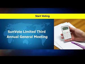 SunVote Voting System for Annual General Meeting