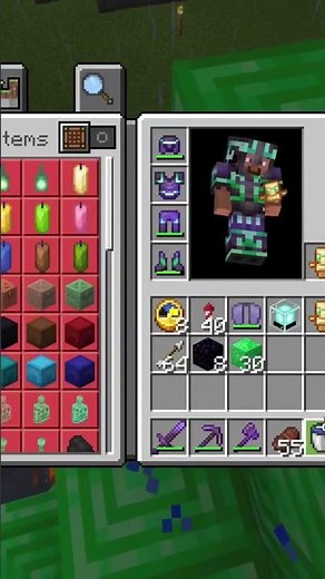 Making a beacon #minecraft