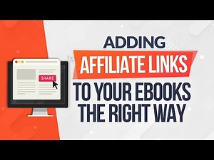 How to Include Affiliate Links in Your eBooks - The RIGHT WAY!