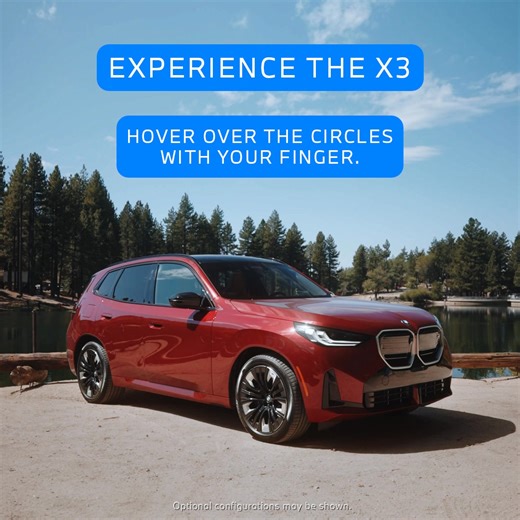 Hop in for the virtual BMW X3 experience. Not too big and not too small, this SUV is the ultimate just-right ride. | BMW USA