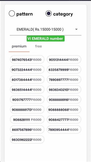 Vi EMERALD number